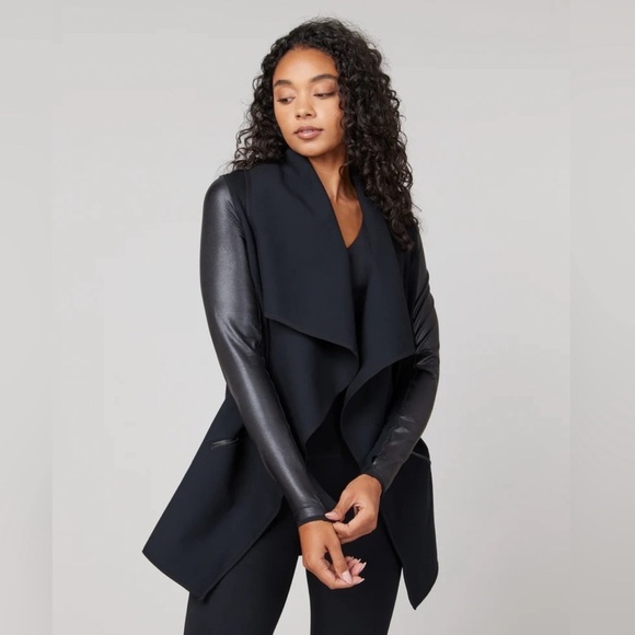 Spanx Black Drape Jacket 3X - Picture 1 of 8